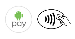 Где можно пользоваться Android Pay в Украине - значки